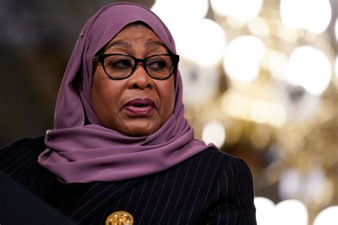Tanzania’s 1st female president praises political tolerance